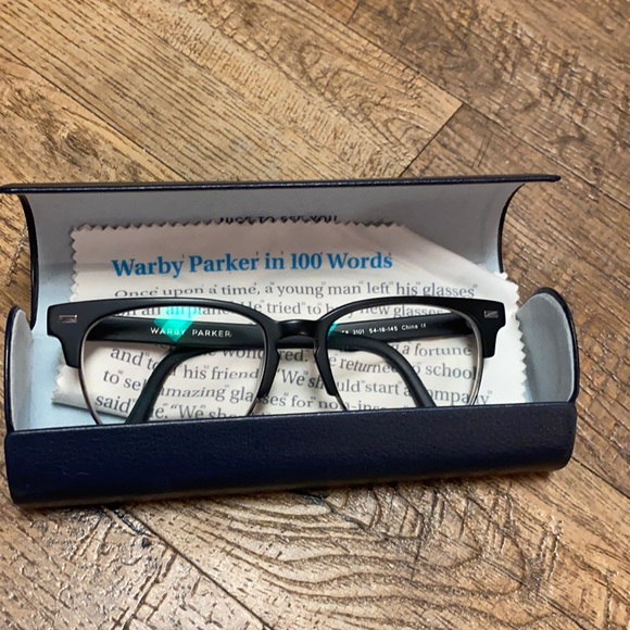 Warby Parker Black Matte Glasses main image 6